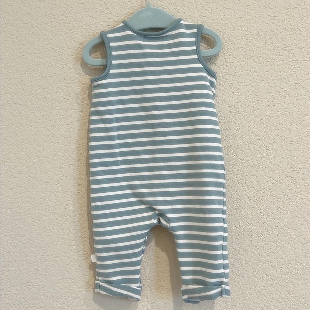 Little Planet organic one piece striped jumper romper 6 months - Picture 2 of 2